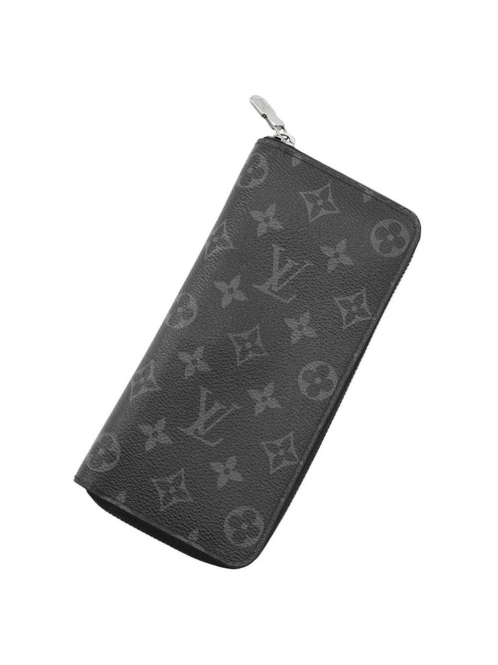 Louis Vuitton Wallet Monogram Eclipse Zippy Vertical Black